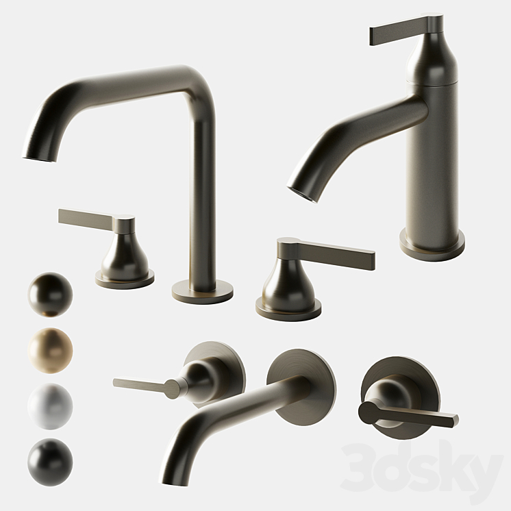 Agape Memory Mix Faucets 3DS Max - thumbnail 1