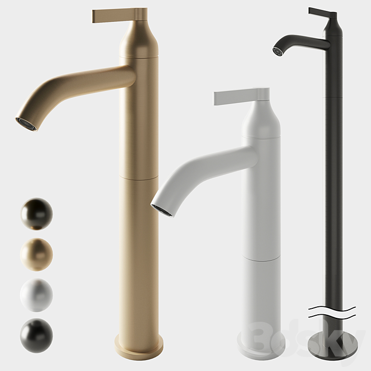 Agape Memory Mix Faucets 3DS Max - thumbnail 2