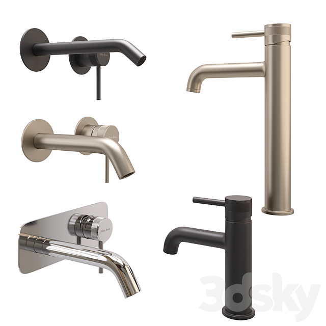 Allen Brau Priority Basin Faucet Set 3DS Max Model - thumbnail 5