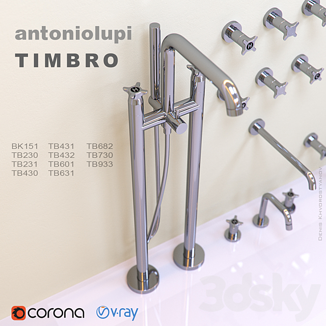 Antonio Lupi – TIMBRO 3DS Max Model - thumbnail 3