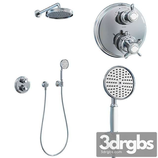 Axor Montreux Shower Set 3dsmax Download - thumbnail 1