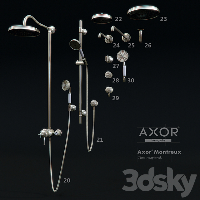 Axor Montreux_3 3DS Max Model - thumbnail 1