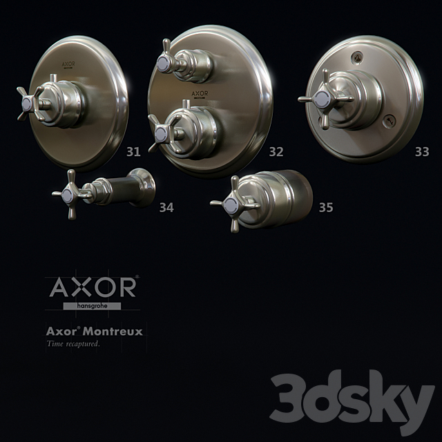 Axor Montreux_4 3DS Max Model - thumbnail 1