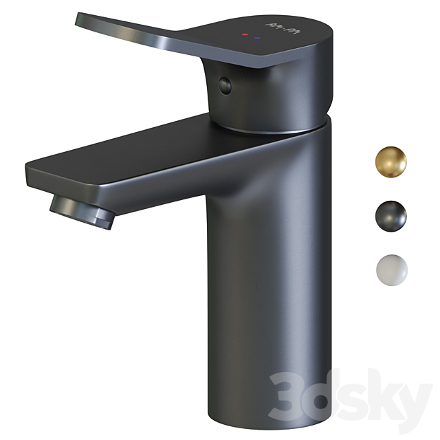 Basin faucet AM.PM X-Joy F85A02122 low 3ds Max - thumbnail 1