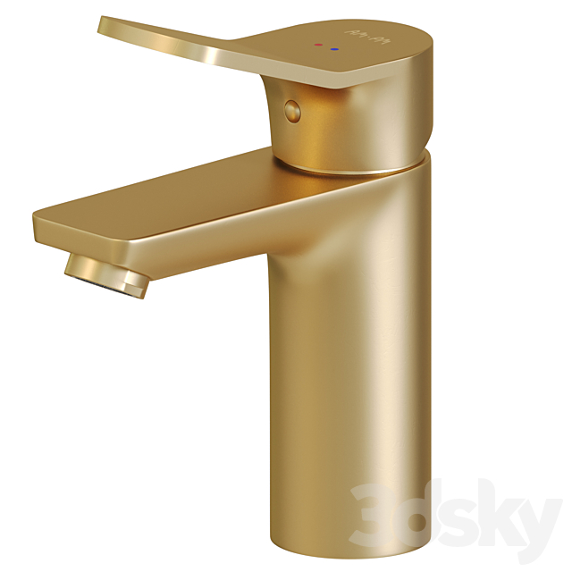 Basin faucet AM.PM X-Joy F85A02122 low 3ds Max - thumbnail 2