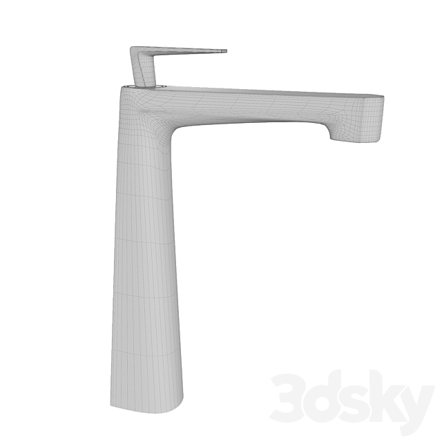 Basin mixer Tall Grocenberg 3DS Max Model - thumbnail 4