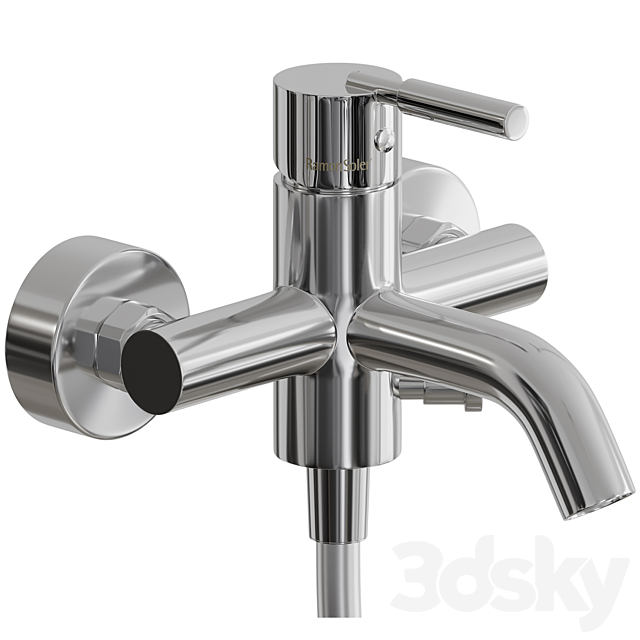 Bath lever mixer Ramon Soler ATICA 7505MO 3ds Max - thumbnail 3