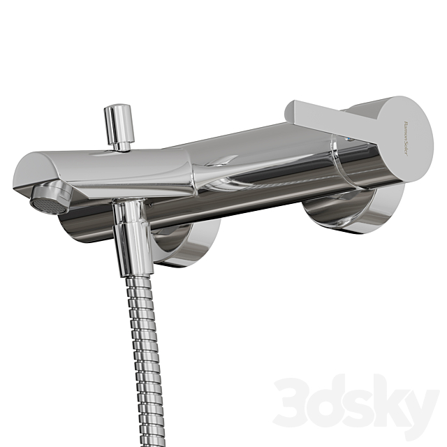 Bath lever mixer Ramon Soler DRAKO 3305D 3ds Max - thumbnail 2