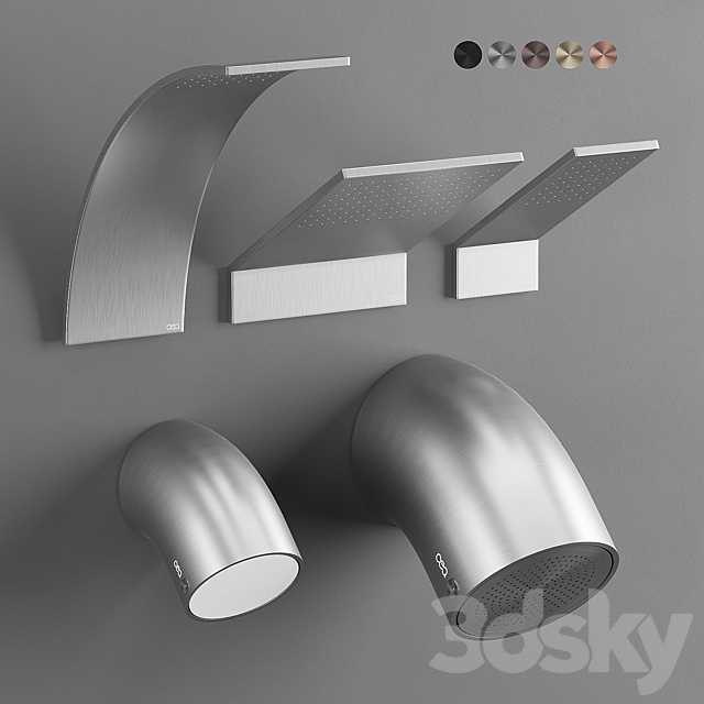 CEA Shower Heads 3ds Max - thumbnail 1