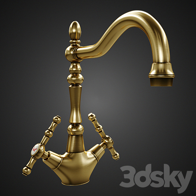 Classic  faucet 3ds Max - thumbnail 1