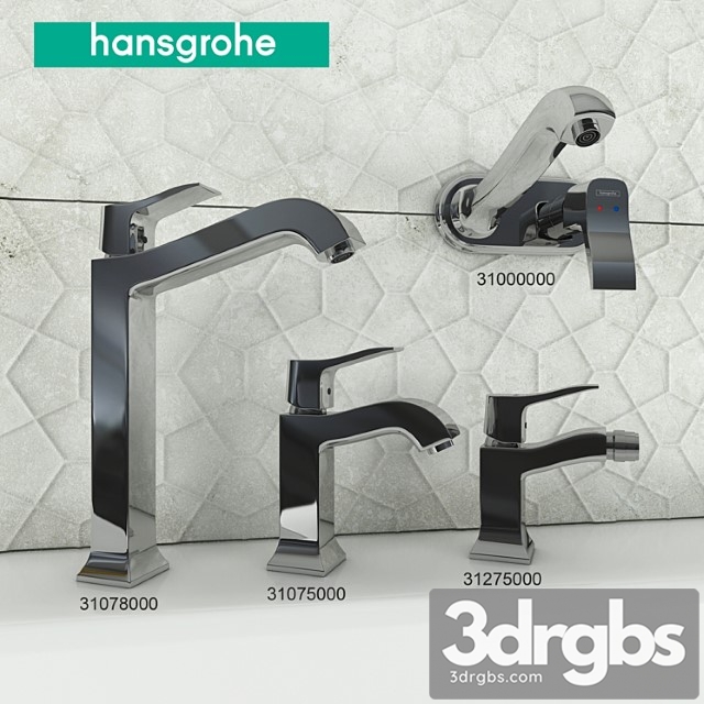 Collection of Mixers Metris Classic by Hansgrohe Part 1 3dsmax Download - thumbnail 1