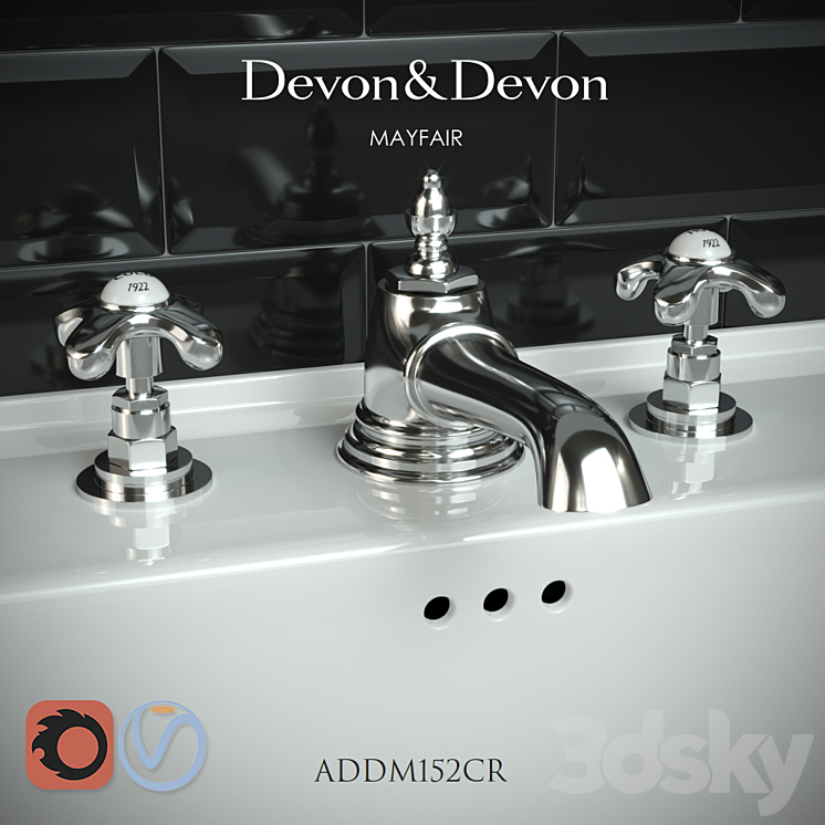 Devon & Devon Mayfair ADDM152CR 3DS Max - thumbnail 1