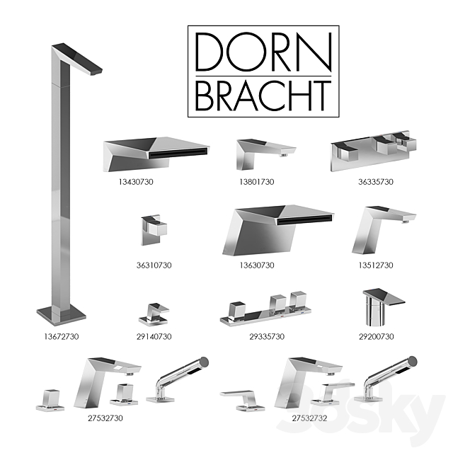 DORN bracht devices baths 3DSMax File - thumbnail 1