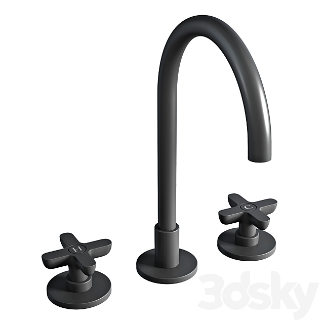 Fantini Icona Classic Faucet 3ds Max - thumbnail 2