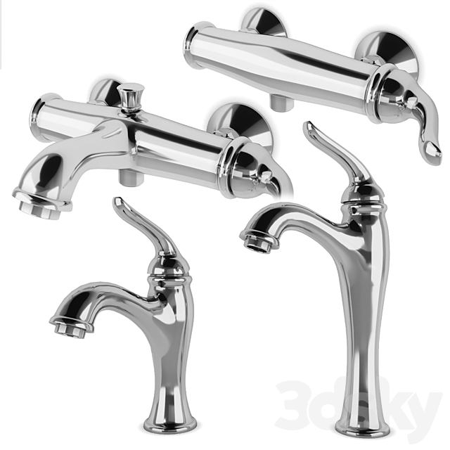 faucet belbagno tiffany 3ds Max - thumbnail 1