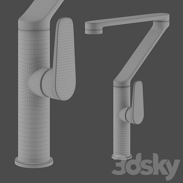 faucet Omoikiri TARA 3ds Max - thumbnail 2