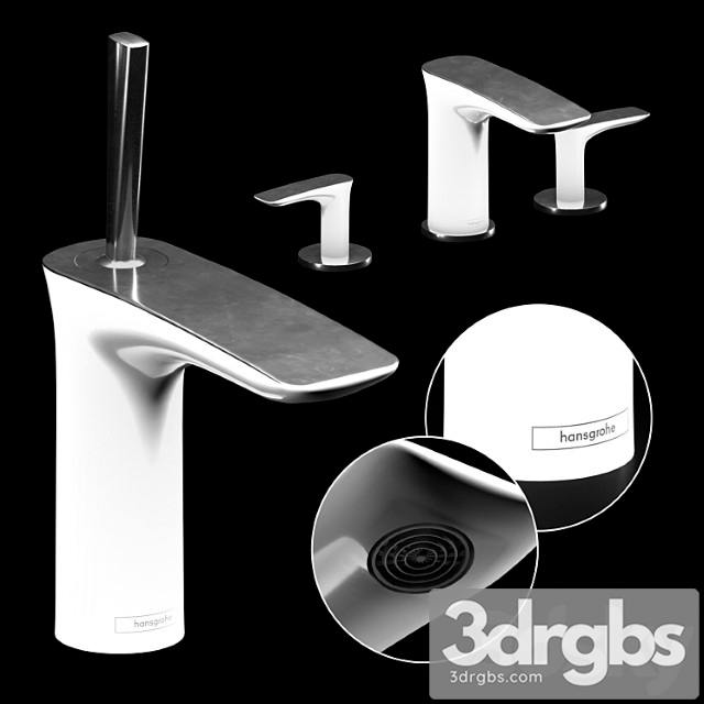 Faucets For Pura Vida Hansgrohe 3dsmax Download - thumbnail 1