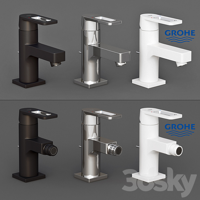 Faucets GROHE Quadra 3ds Max - thumbnail 1