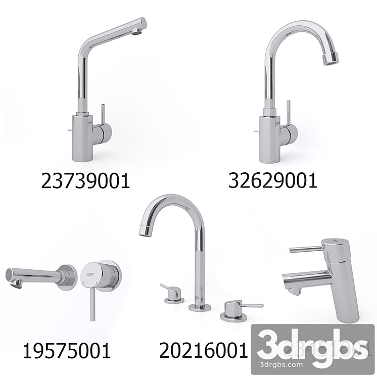 Faucets Grohe Zonceto 3dsmax Download - thumbnail 1