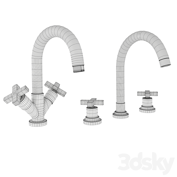 Faucets Nicolazzi 3DS Max - thumbnail 2