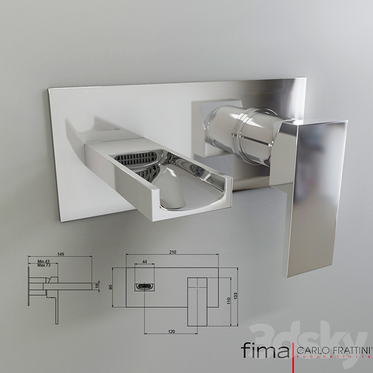 FIMA CARLO FRATTINI F3631X5 F3501X5 3DS Max - thumbnail 2