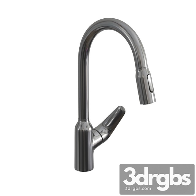 Focus M42 Single Lever Kitchen Faucet 3dsmax Download - thumbnail 1