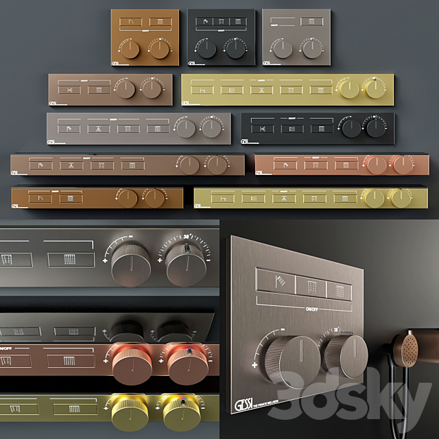 Gessi hi-fi 3DS Max Model - thumbnail 3