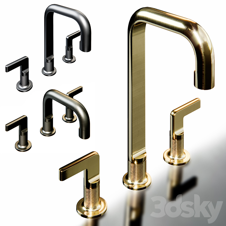 Gessi inciso- | basin mixer 3DS Max - thumbnail 1