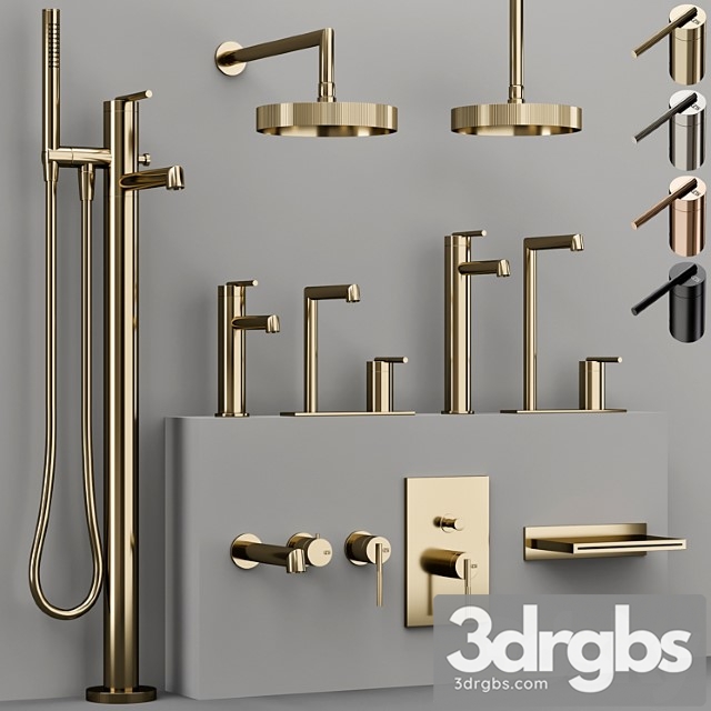 Gessi ingranaggio bathroom faucet collection - thumbnail 1