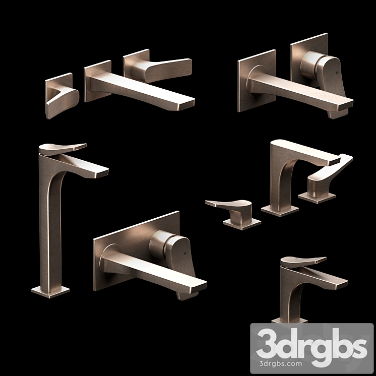 Gessi Rilievo Faucets For Sinks And Washbasins 3dsmax Download - thumbnail 1