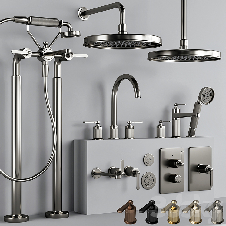 GESSI_VENTI_20_Bathroom_faucet_set_2 3DS Max - thumbnail 1