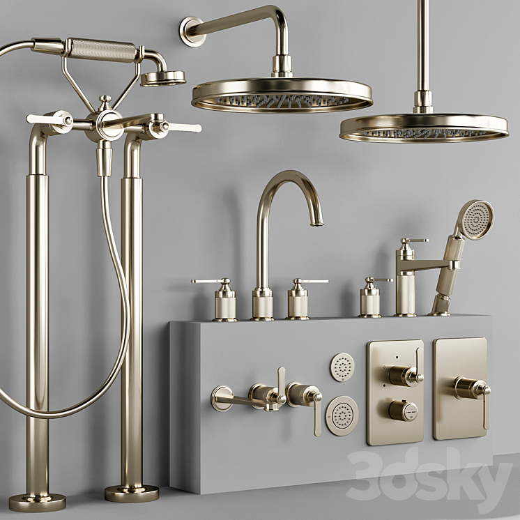 GESSI_VENTI_20_Bathroom_faucet_set_2 3DS Max - thumbnail 2