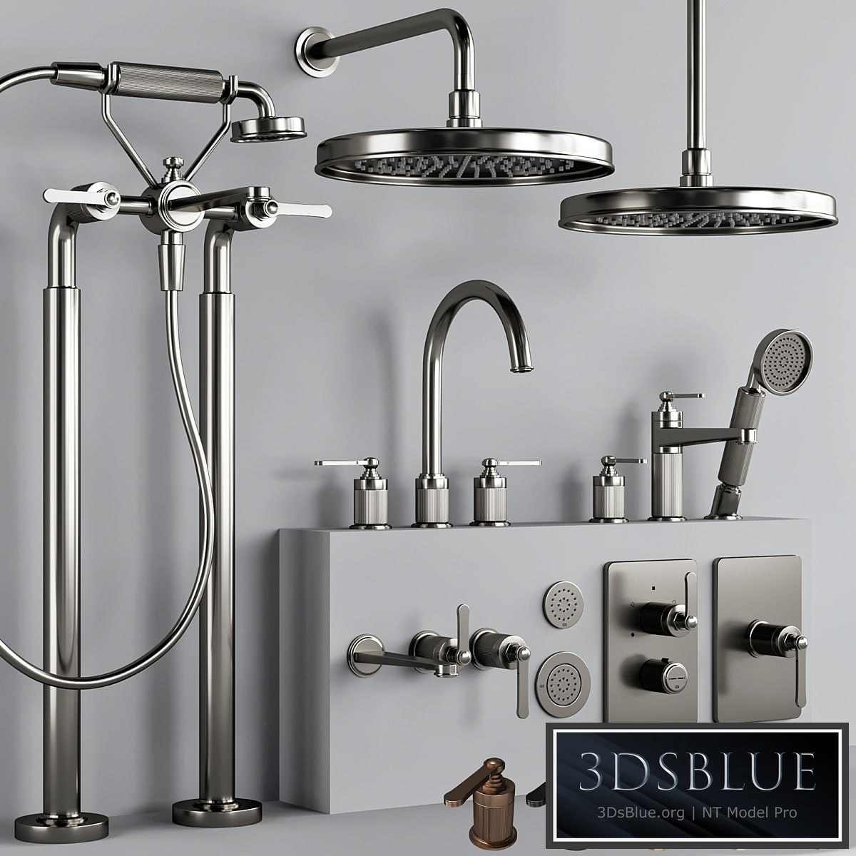 GESSI_VENTI_20_Bathroom_faucet_set_2 3DS Max - thumbnail 3