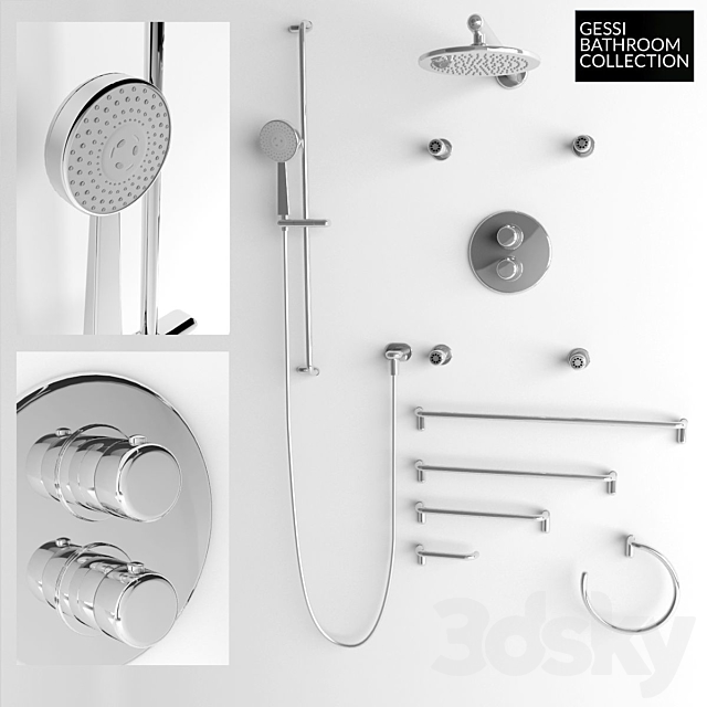 GOCCIA faucets 3ds Max - thumbnail 1