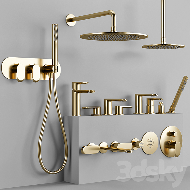 GRAFF_PHASE_bathroom faucet_set 3ds Max - thumbnail 2