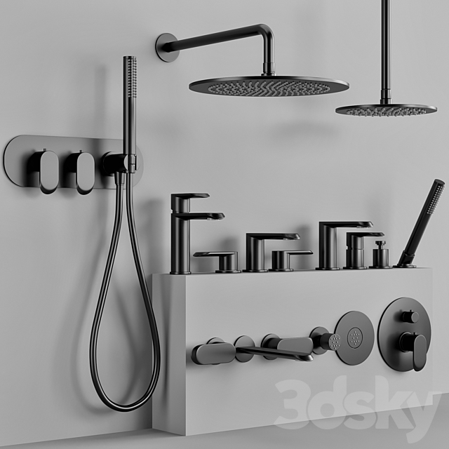 GRAFF_PHASE_bathroom faucet_set 3ds Max - thumbnail 3