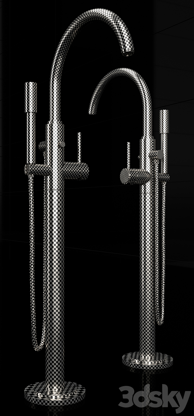 Grohe Atrio Floor Mixer 32653 3ds Max - thumbnail 2