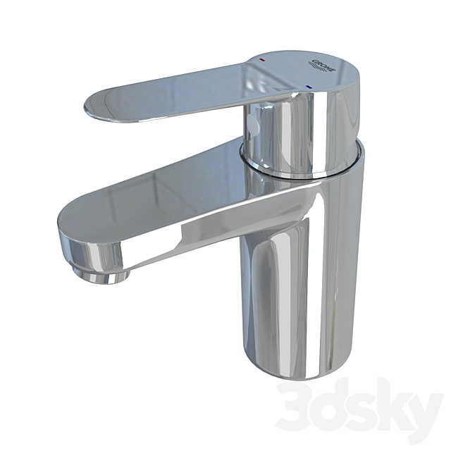 GROHE BauEdge faucet set 3DS Max Model - thumbnail 2