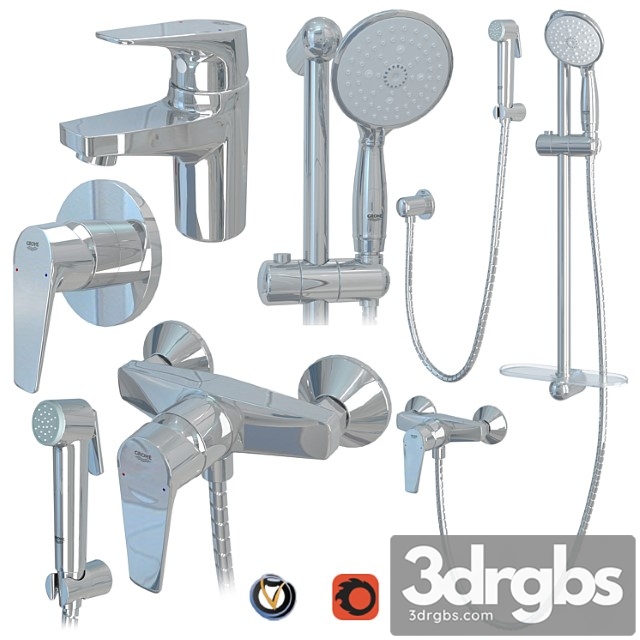 Grohe bauflow faucet set - thumbnail 1