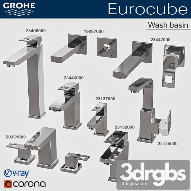 Grohe Eurocube 3dsmax Download - thumbnail 1