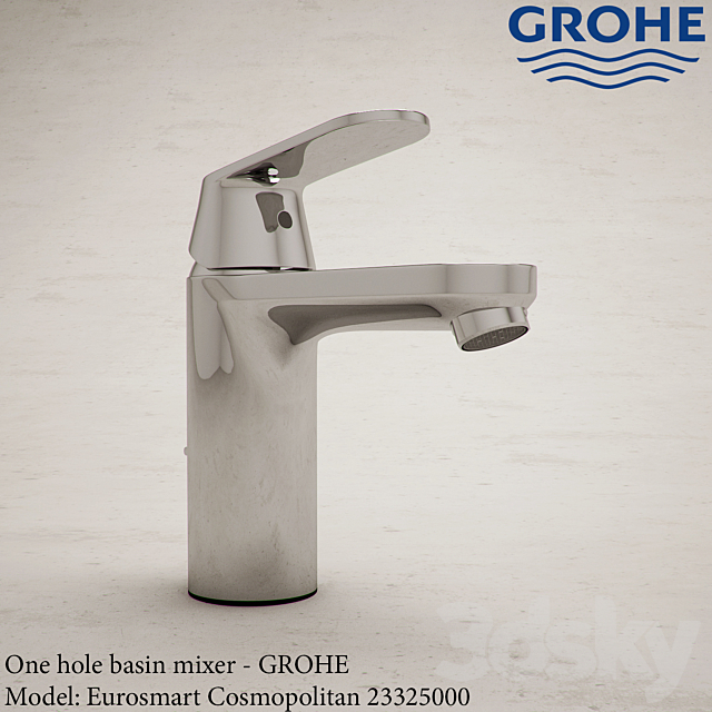 GROHE – EurosmartCosmopolitan 3ds Max - thumbnail 1