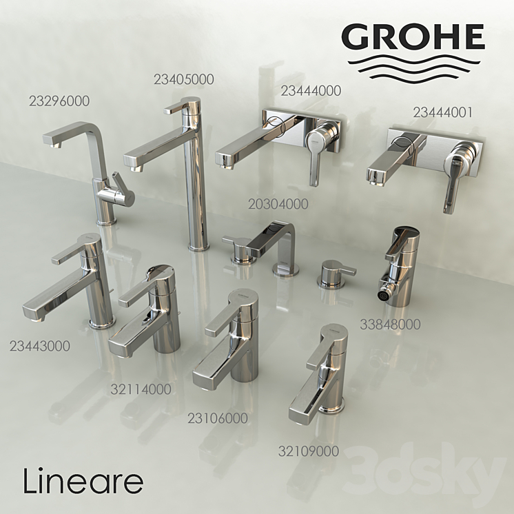 GROHE Lineare 3DS Max - thumbnail 1