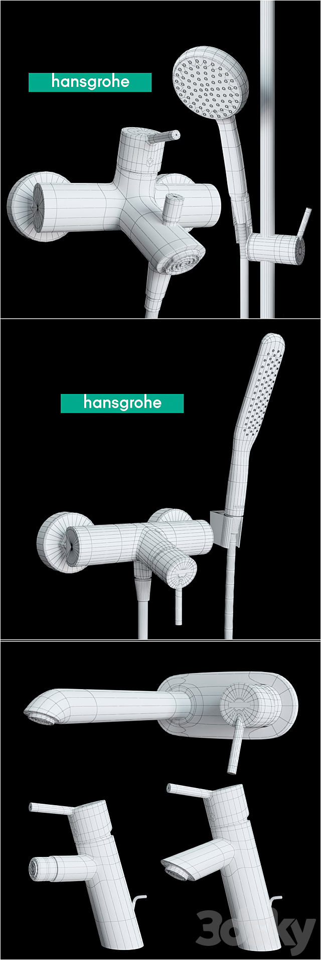 Hansgrohe _ Talis S2 3DS Max Model - thumbnail 3