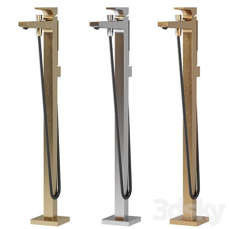 HANSGROHE METROPOL faucet set 3DS Max - thumbnail 2