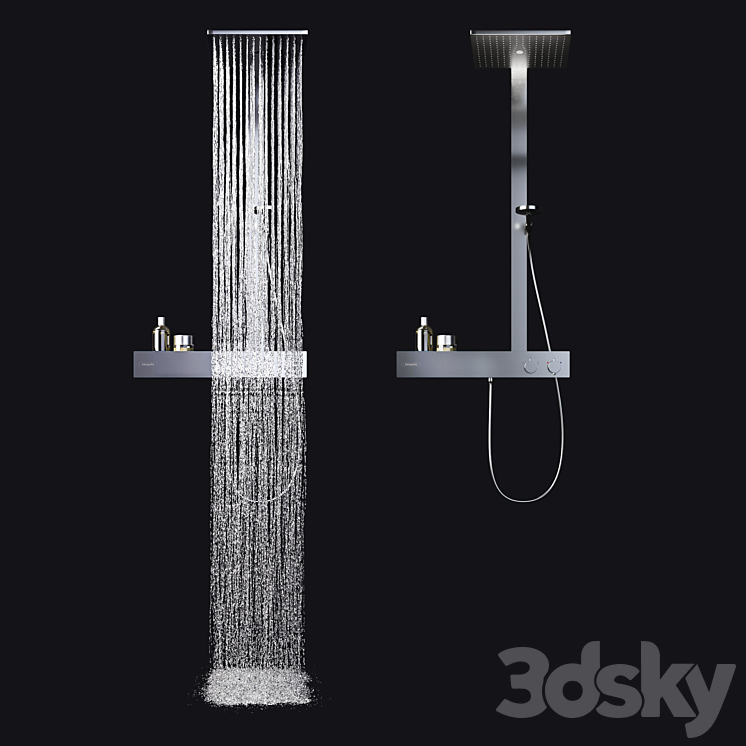 Hansgrohe Raindance E 3DS Max - thumbnail 1