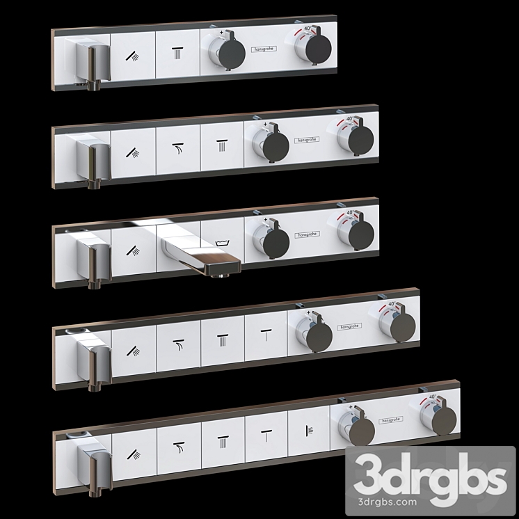 Hansgrohe Rainselect Thermostat 1 3dsmax Download - thumbnail 1