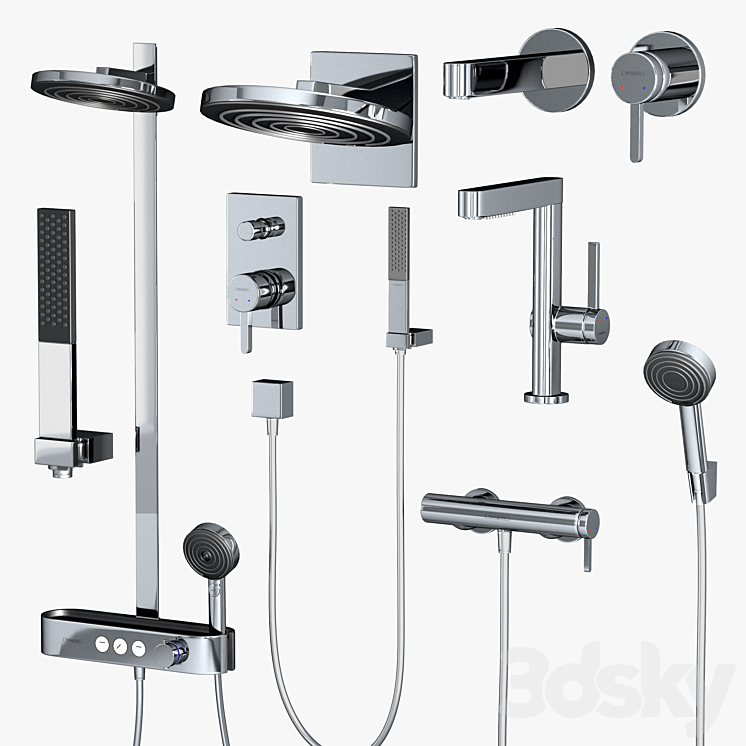 HANSGROHE Set 2 | Finoris | Pulsify | 3DS Max - thumbnail 2