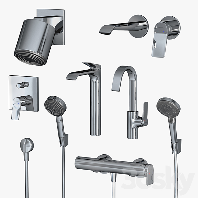 Hansgrohe set 2 | Vivenis | Pulsify | 3ds Max - thumbnail 2