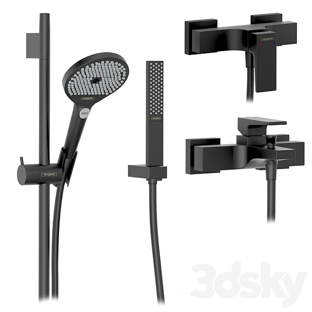 HANSGROHE Set 3 | Rainfinity | Metropol | 3DS Max Model - thumbnail 2