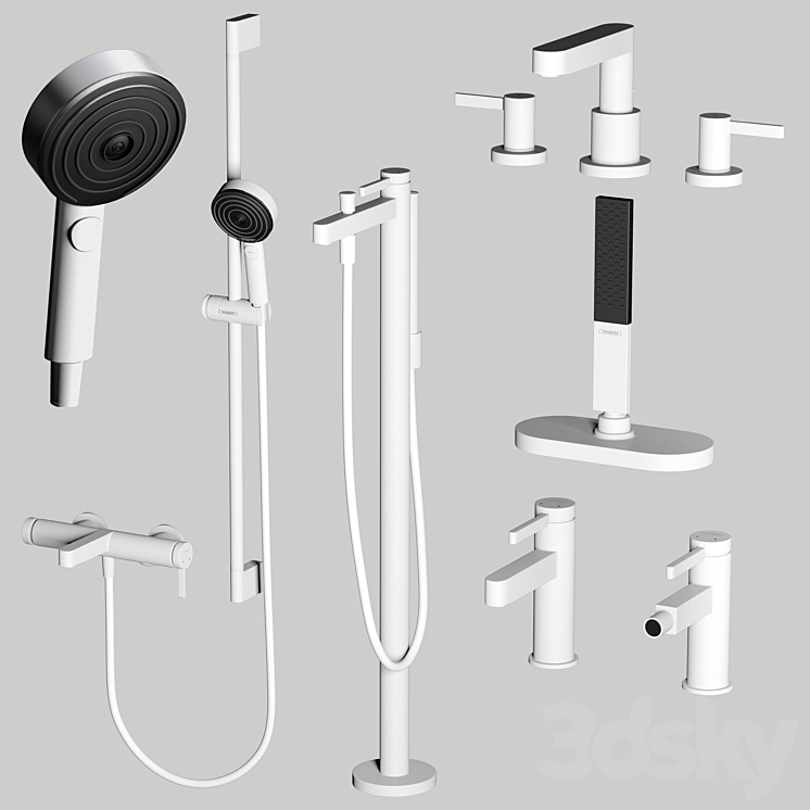 HANSGROHE Set | Finoris | Pulsify | 3DS Max - thumbnail 2